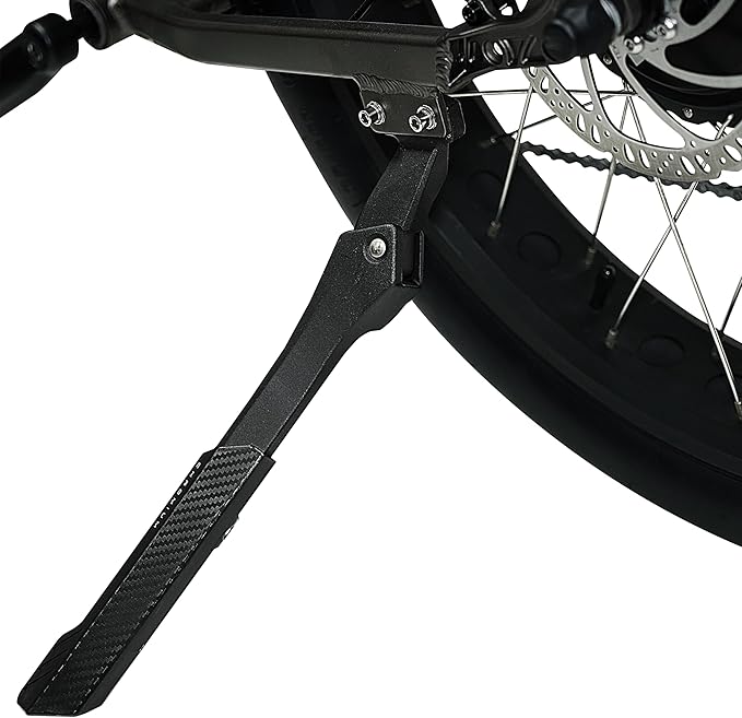 BV Bike Kickstand - Mountain Bike Kick Stand for 24-29" Bicycles - Adjustable Length, Non-Slip Sole, Aluminum Alloy Material - Bicycle Kickstand