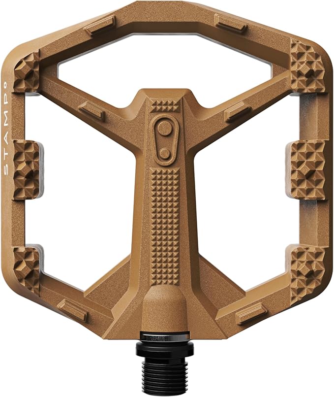 Crankbrothers Stamp Flat MTB Pedals - Size-Specific, Lightweight, Versatile, Durable Bike Pedals