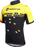 Men Bike Jersey Short Sleeve Road Cycling Shirts Biking Tops Moisture Wicking