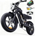 F6/F6S/F6PRO Electric Bike for Adults with NFC & Password Unlock, 4000/2000/1500W, 50/40/33MPH, 60V 30Ah, 48V 15/25Ah E-Bike, 100-60 Miles Electric Motorcycle, 20" Fat Tire Electric Dirt Bike