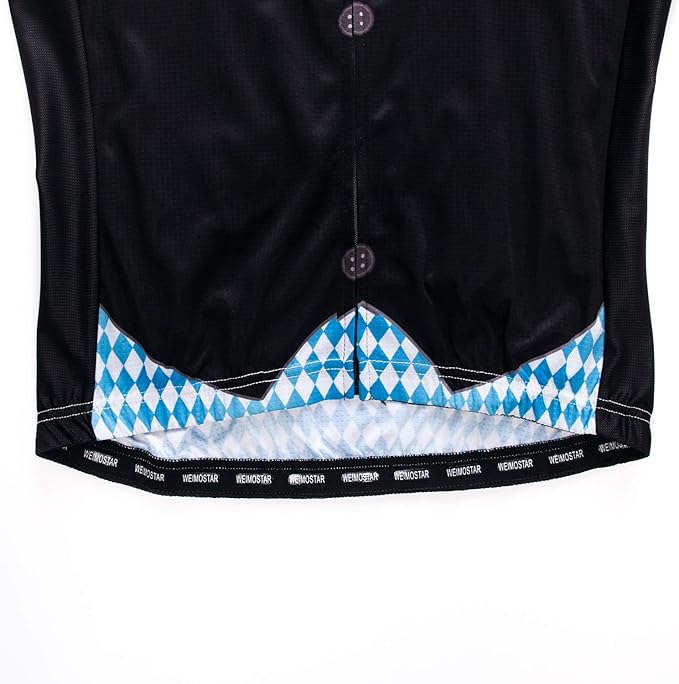 Men Cycling Jersey Skull Bike Short Sleeve Tops Quick-Dry Reflective 3-Pockets S-3XL