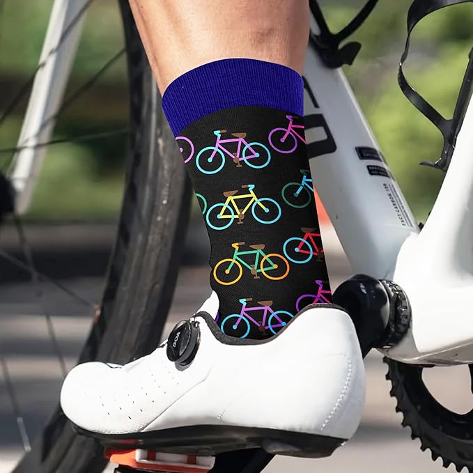 VICRAZY Hiking, Cycling, Camping Socks for Men, Women - Hiking, Bicycle, Camping, Bike Accessories, Stocking Stuffers