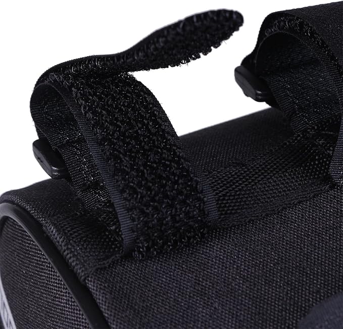 Bike Phone Front Frame Bag, Waterproof, Tube Case, Bicycle Phone Holder, Bike Handlebar Bag, Bicycle Accessories Compatible Cellphone Under 7.2”, Cycling Pouch with 6Pcs Glue-free Tire Patches