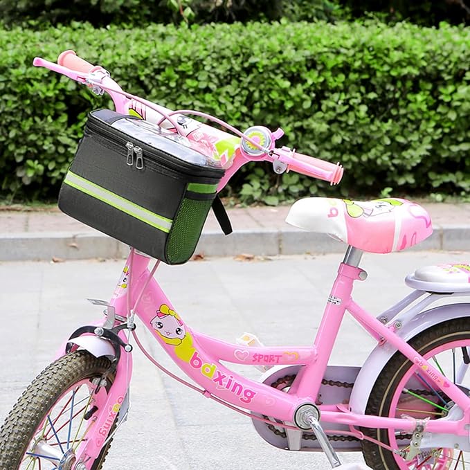 Bike Handlebar Bag Multifunctional Waterproof Mountain Bike Crossbar Front Bag Basket Bicycle Front Phone Storage Pouch Bag Professional Cycling Accessories for Outdoor Hiking Travel