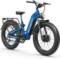 FREESKY Ranger AIR Dual Motor Electric Bike for Adults, 3500W 200NM Fast Ebike,105Miles Long Range E Bike,Full Suspension Electric Mountain Bike, 26'' Fat Tire Electric Bicycle for Man Womens Hunters