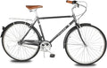 Tracer Osaka Hybrid Bikes, Steel Frame, Shimano Nexus Inter 3/7 Speed, Brown Seat Brown Grips, Road Bike, City Bike, Multiple Colors
