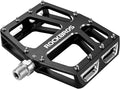 ROCKBROS Mountain Bike Pedals MTB Pedal Aluminum Bicycle Wide Platform Flat Pedals 9/16" Cycling Sealed Bearing Pedals for Road Mountain BMX MTB Bike