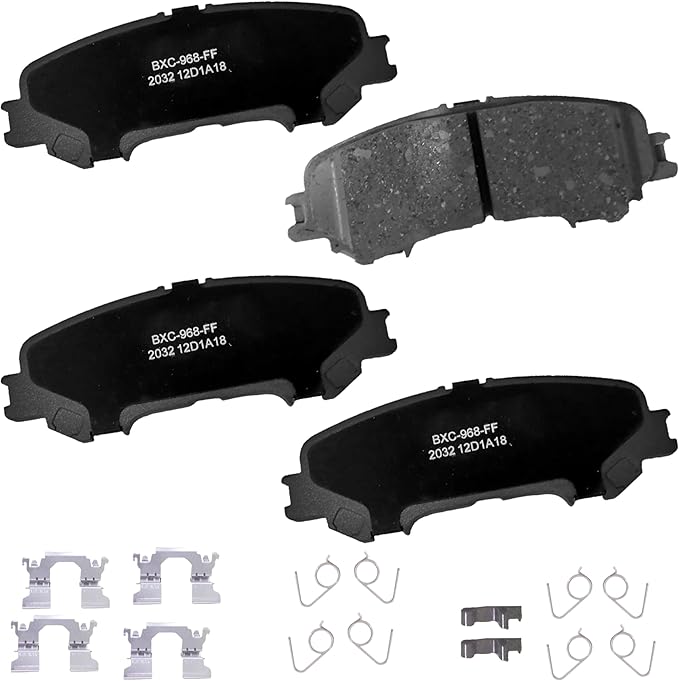 Bendix Premium SBC2032 Ceramic Rear Brake Pads for Nissan TITAN 2024-2017