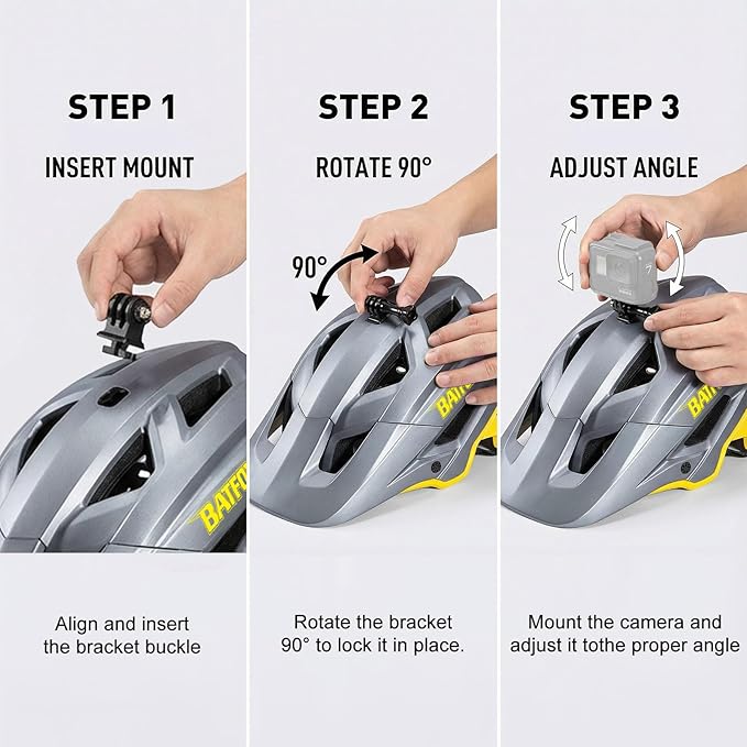 KINGBIKE NTA-8776 Mountain Bike Helmet Professional Ebike Helmets with 3-Level Adjustable Visor & Camera Mount E-MTB Helmet for Adults Men Women Youth E-Bike Safety Certified