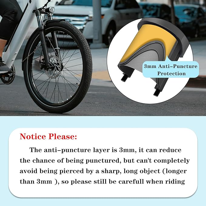 SIMEIQI 2 Pack 24/26/27.5x1.95 26x2.1 29x2.125 Inch Anti-Puncture Tires for Mountain Bike and Tubes Folding Replacement Bicycle Tyres for Hybrid Trails Commuter City Road