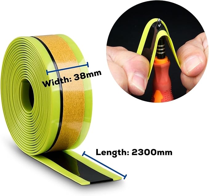 Corki Cycles Bike Tube Flat Protectors and Tire Liners Self Adhesive, Fits Width 1.35-2.4” 12 14 16 18 20 24 26 27.5 29 & 700c Mountain Road Bicycles, 2-Pack