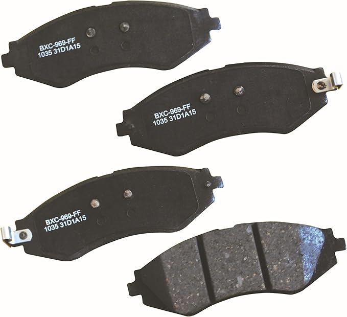 Bendix Premium SBC1035 Ceramic Front Brake Pads for Select Models Chevrolet Aveo, Aveo5, Optra, Spark, Spark EV, Pontiac G3, G3 Wave, Wave5, Suzuki Forenza, Reno, Swift+