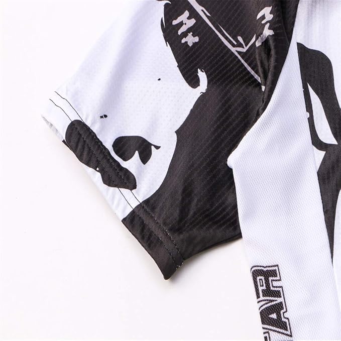 Cycling Jersey Men Full Zip Bike Shirt Racing Top Bicycle Clothing