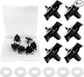 6 PCS Motorcycle Helmet Screws, Universal Helmet Visor Screws with Rubber Washers, Replacement Fixing Screws for Helmet Visor, Hardware Kit with Motorcycle Helmet Bolts