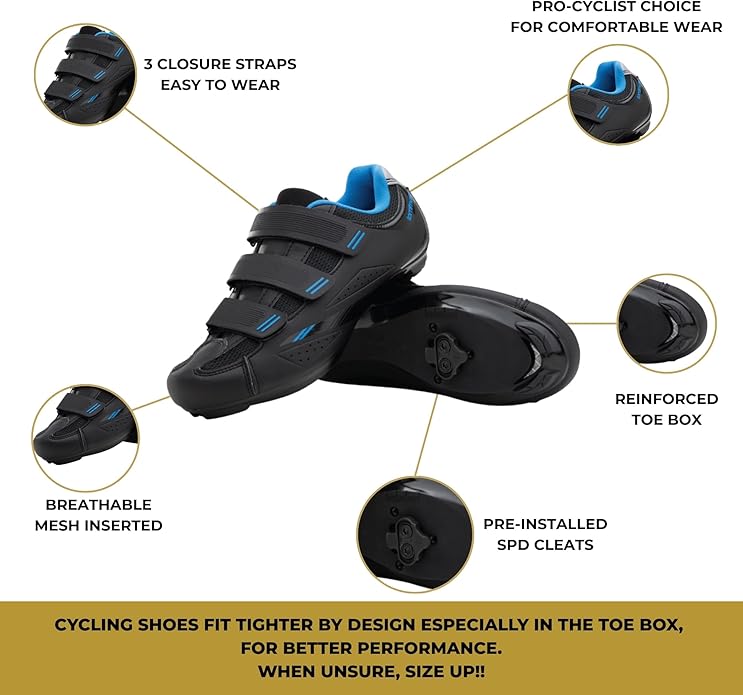 Tommaso Pista 100 SPD & Peloton Shoes for Women—Ready to Ride with Peloton Delta Cleat or SPD Cleats for Various Indoor Bikes—Explore Vareity Cycling Shoes & Bike Accessories
