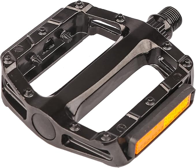 AVASTA Bike Pedals, Aluminum Alloy Bicycle Pedals with Reflector for Mountain Bike Road Bike and Other Bicycles,Threads Size 9/16 Inch