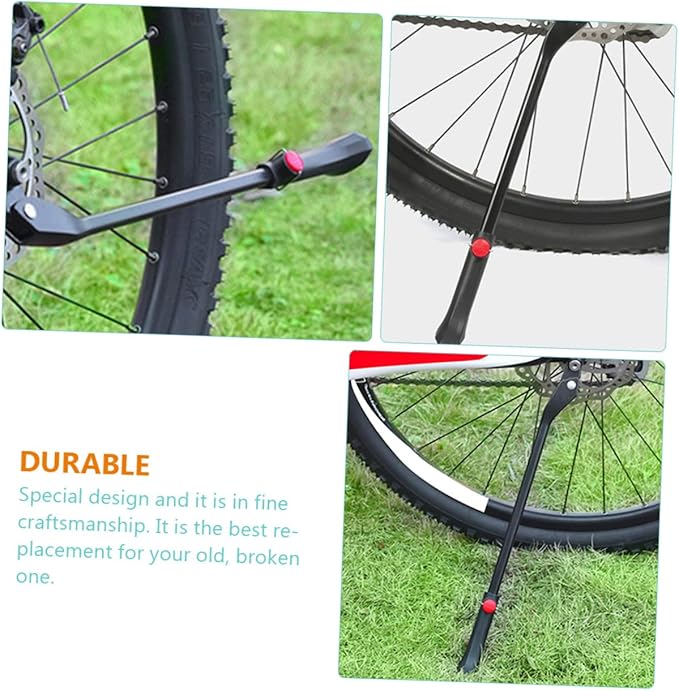 GALPADA Adjustable Bike Kickstand Aluminum Alloy Side Support for Mountain and Road Bikes Quick Release Bicycle Stand for Easy Parking for Cyclists