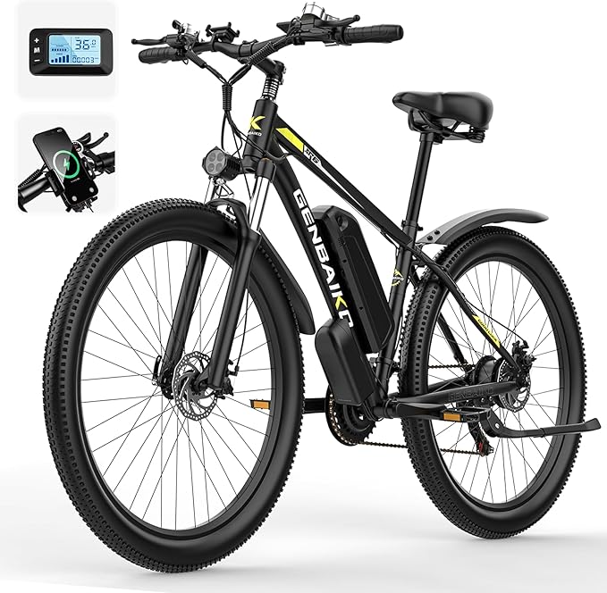 29" Electric Bike for Adults, Max 37MPH 2000W Peak 921.6WH Electric Mountain Bike, 80 Miles Ebike 21-Speed Gears, IP7 Waterproof E Bicycle E Bike for Commuter