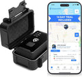 GPS Tracker with Magnetic Mount for Vehicles – Real Time Car Tracker with Trip History, Driving Alerts, GeoFence for Fleets & Family – 14 Days Trial, Rechargeable Battery (ShadowTrack with Case)