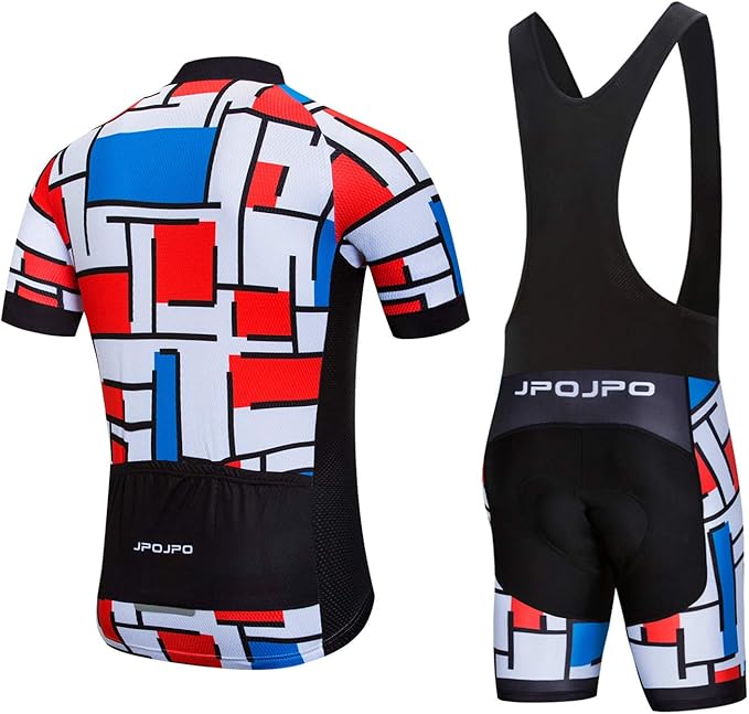 Hotlion Men's Cycling Jersey Set Summer Cycling Clothing Suit Pro Team Bike Clothes Road Biking Outfits Bicycle Kit for Men