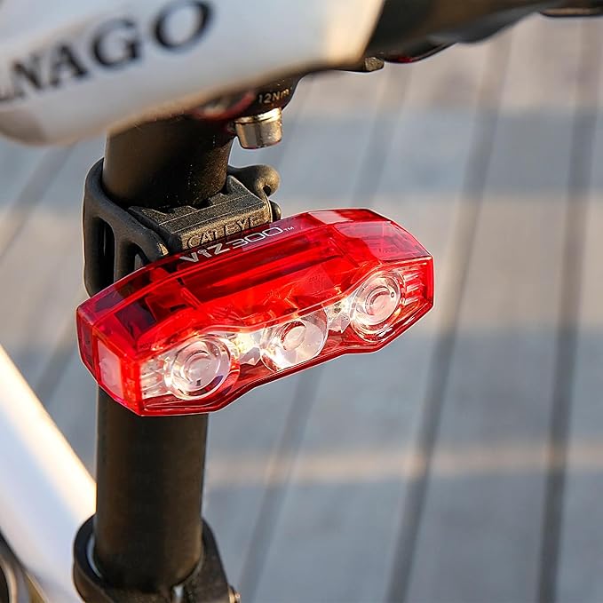 CATEYE AMPP & ViZ USB Rechargeable Bike Light Combo Kit – IPX4 Waterproof High Lumen AMPP Opticube™ LED Headlight & ViZ USB Daytime Safety Light, Visible up to 1 Mile, Fits Road, MTB, Gravel Bikes