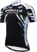 Men Bike Jersey Short Sleeve Road Cycling Shirts Biking Tops Moisture Wicking