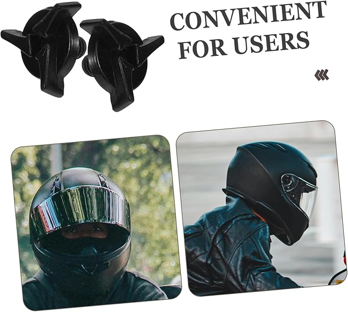 6pcs Dirt Bike Helmet Visor Screws Plastic Replacement Screws Motorcycle Helmet Parts Visor Repair