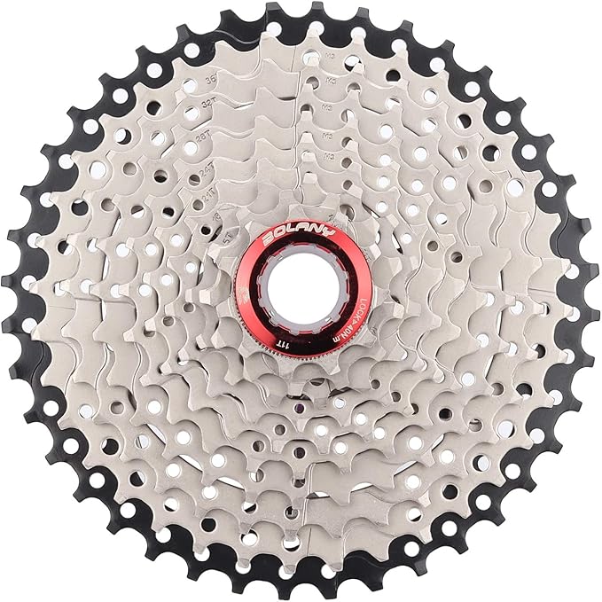 BOLANY Bike 8/9/10 Speed Cassette 11-25T/32T/36T/40T/42T/46T/50T Fit for MTB Bike, Road Bicycle, Lightweight Cassette, Compatible with Shimano SRAM Sunrace