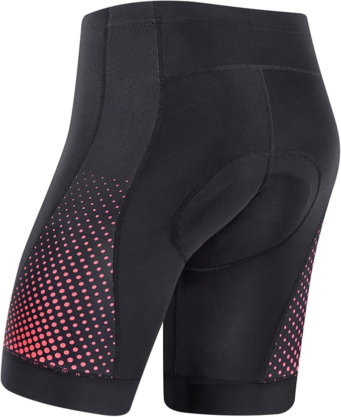 Qualidyne Men's Cycling Bike Shorts 3D Padded Biking Pants Cycle Shorts