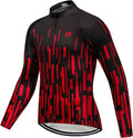 Coconut Ropamo CR Long Sleeve Cycling Jersey Mens, 3+1 Zipper Pockets Bicycle Tops Quick Dry Breathable Biking Shirt