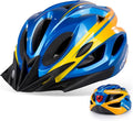 Adult Bike Helmet for Commuting and Cycling, Bicycle Helmet with Rechargeable Rear LED Light & Magnetic Goggles & Removable Sun Visor, Mountain and Road Bicycle Helmets for Men and Women 3 in 1