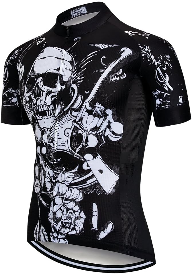Weimostar Men's Cycling Jersey Men Mountain Bike Jerseys Short Sleeve Tops S-5XL