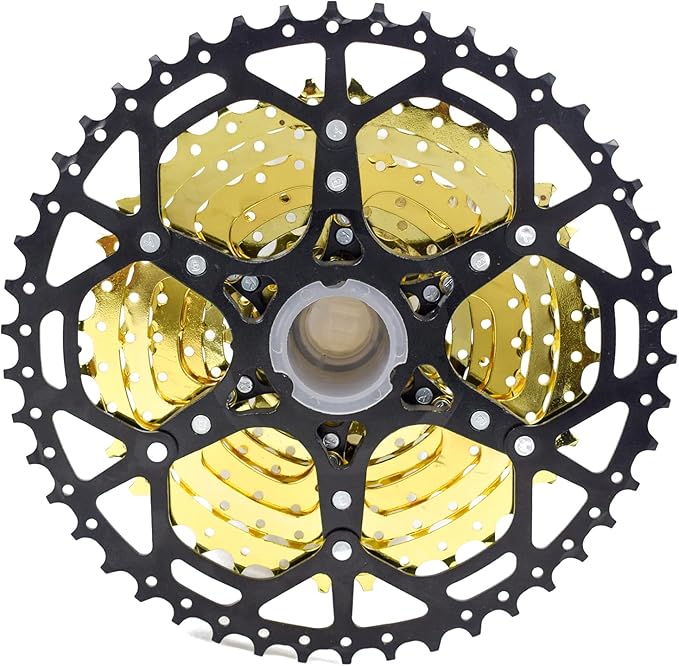 VG SPORTS 8/9/10/11/12 Speed Ultra-Light Bike Cassette for Mountain Bike 11-40T/11-42T/11-46T/11-50T/11-52T MTB Cassette Lightweight Aluminum Bracket Cassette