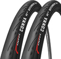 Fincci Conna Pair 700x23c Tires Road Bike 23-622 Foldable Bike Tire 60TPI with 1mm Antipuncture Protection for Cycling Racing Touring - Pack of 2 Bicycle Tires 700 x 23c