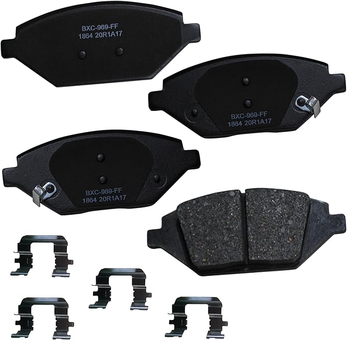 Bendix Premium SBC1864 Ceramic Front Brake Pads for Chevrolet Spark 2022-2016
