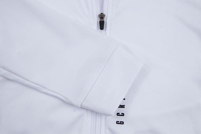 GCRFL Men's Cycling Jersey Long Sleeves Road Bike Jersey Shirt Cycling Tops, Zipper Pocket Lightweight PRO Race Fit UPF 50+