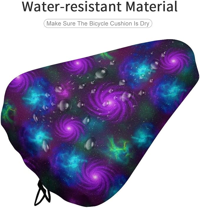 Adjustable Exercise Bike Seat Cover, Soft Cushion Indoor Outdoor Dust Resistant Protection