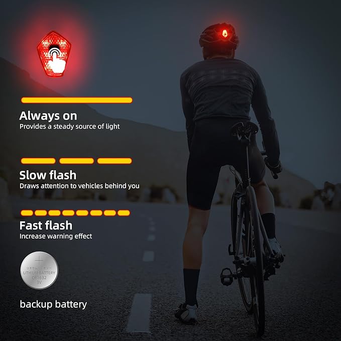 Bike Helmet Men Women, Shinmax Bicycle Helmet with Rear Light and Detachable Visor