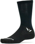 Swiftwick- ASPIRE Crew Cycling Socks, Firm Compression Fit, Moisture Wicking