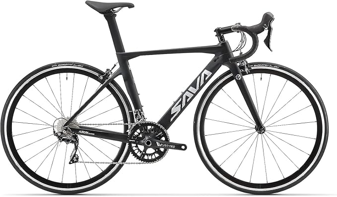 SAVADECK Carbon Road Bike, Windwar5 Carbon Fiber Frame 700C 25C Tire Racing Bicycle with Shimano 105 22 Speed Groupset Ultra-Light Bicycle for Men/Women