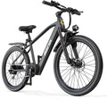 Electric Bike 24" / 26", 22Mph Speed & & Peak 750W Motor, 360Wh Lithium Battery & 7-Speed Gear, Max Range 40+ Miles(Pedal-Assist), Electric Mountain Bicycle for Adults Women Men