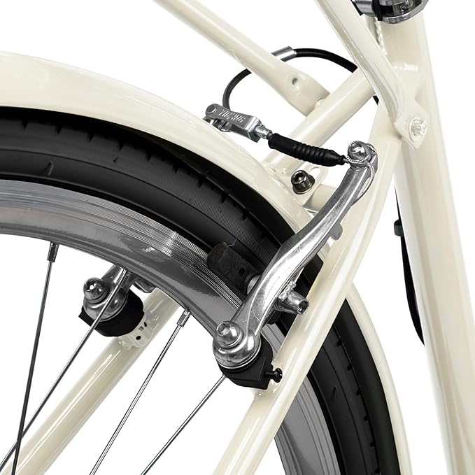 AVASTA Vela Hybrid Bike for Adult Women Female Lightweight Step Through 26 Inch High Tensile Steel Frame City Commuter Comfort Lady Bicycle, 6-Speed, Multiple Colors