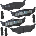 Bendix Premium SBC641 Ceramic Rear Brake Pads for Select Models Chrysler 300M, Cirrus, Intrepid, Neon, PT Cruiser, Sebring, Stratus, Dodge Plymouth Breeze, Neon