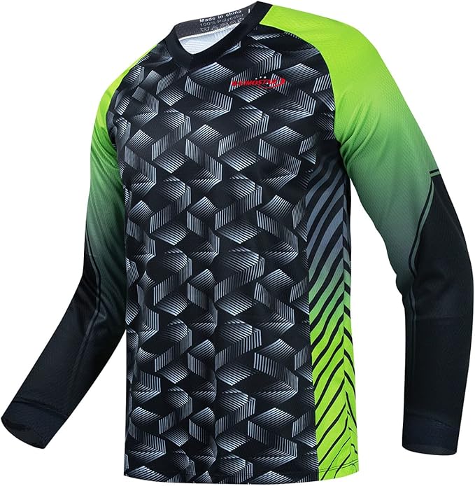 Cycling Jersey Long Sleeve Men's Mountain Bike Motocross Jersey Long Sleeve MTB T-Shirt