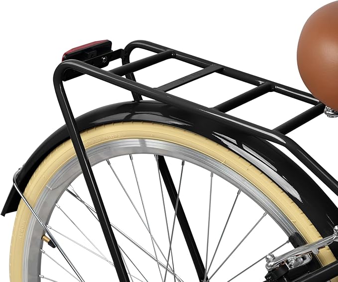 AVASTA Vela Hybrid Bike for Adult Women Female Lightweight Step Through 26 Inch High Tensile Steel Frame City Commuter Comfort Lady Bicycle, 6-Speed, Multiple Colors