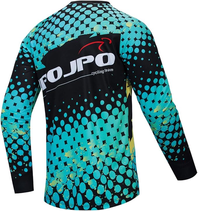 Men's Racing Shirts Summer Motocross Jersey Bicycle Sportswear MTB Jersey Long Sleeve Mountain Bike Clothes