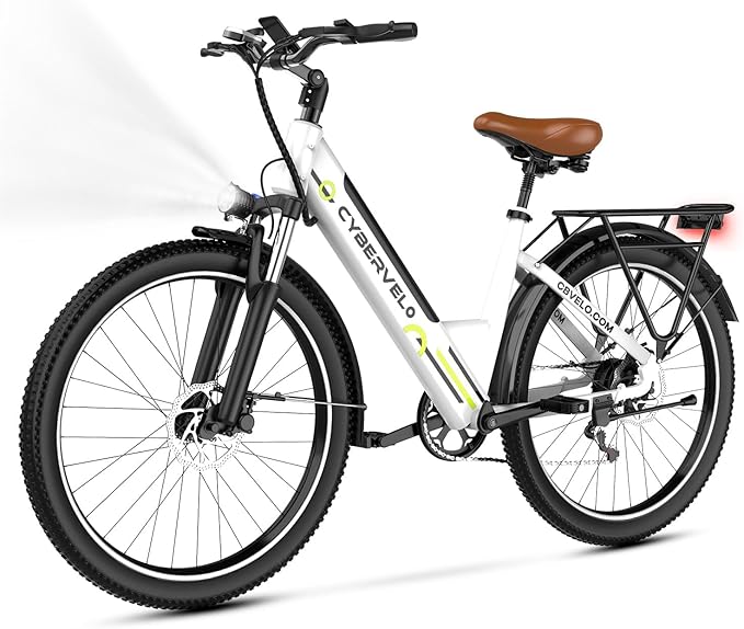 1000 Peak Electric Bike for Adults,up 80 Miles Removable Battery Ebike, 26" Electric E Bike with 7-Speed,Adult Electric Bicycles for Commute Beach Snow Womens/Man All Terrain