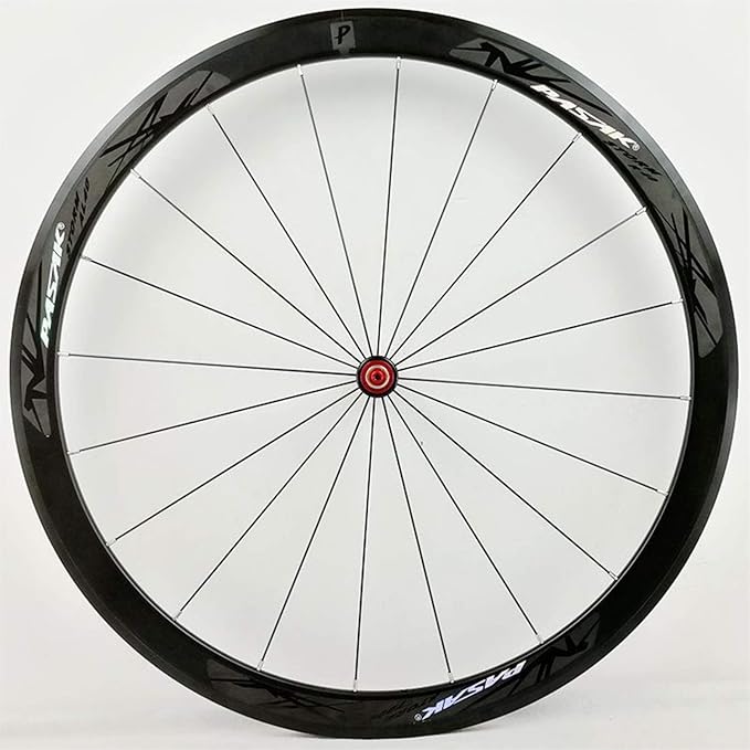 Carbon Fiber 700C Road Bikes Wheelset 40mm Aluminum Rim Front + Rear Wheel C/V Brake Quick Release 7 8 9 1011 Speed Matte