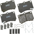 Bendix Premium SBC466 Ceramic Front Brake Pads for Ford Aspire 1997-1994, Escort 1993-1991, Kia Rio 2002-2001, Mazda 323 1995-1990, Protege 1998-1990, Mercury Tracer 1993-1991