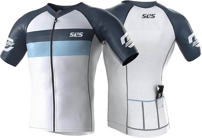 SLS3 Bike Jersey for Men Cycling – Men's Cycling Jersey Short Sleeve – Lightweight Road Bike Shirts